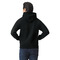 Gone Fishing Black Hoodie on Model - Back