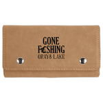 Gone Fishing Cards & Dice Set - Light Brown (Personalized)