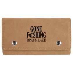 Gone Fishing Cards & Dice Set - Light Brown (Personalized)