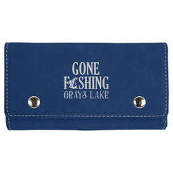 Gone Fishing Cards & Dice Set - Navy Blue (Personalized)