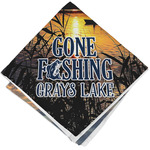 Gone Fishing Cloth Napkin w/ Photo