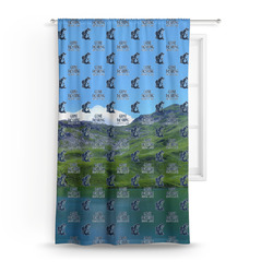 Gone Fishing Curtain Panel - Custom Size (Personalized)