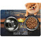 Gone Fishing Dog Food Mat - Small LIFESTYLE