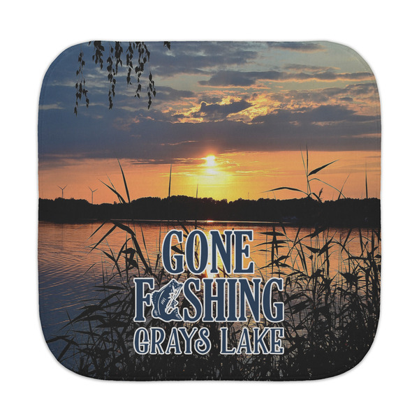 Custom Gone Fishing Face Towel w/ Photo