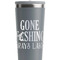 Gone Fishing Grey RTIC Everyday Tumbler - 28 oz. - Close Up