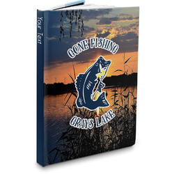 Gone Fishing Hardbound Journal - 7.25" x 10" (Personalized)