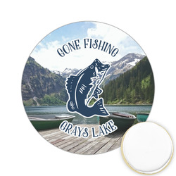 Gone Fishing Printed Cookie Topper - 2.15" (Personalized)