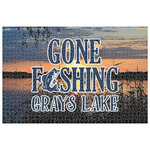 Gone Fishing 1014 pc Jigsaw Puzzle (Personalized)