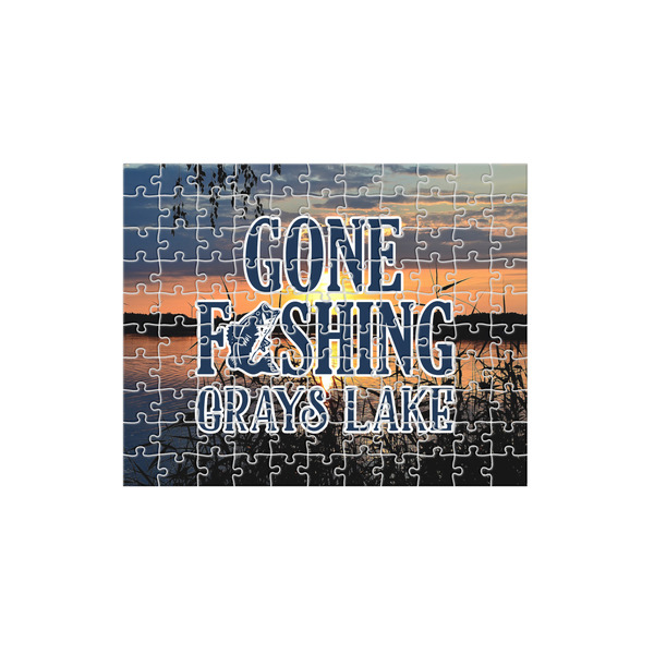 Custom Gone Fishing 110 pc Jigsaw Puzzle (Personalized)