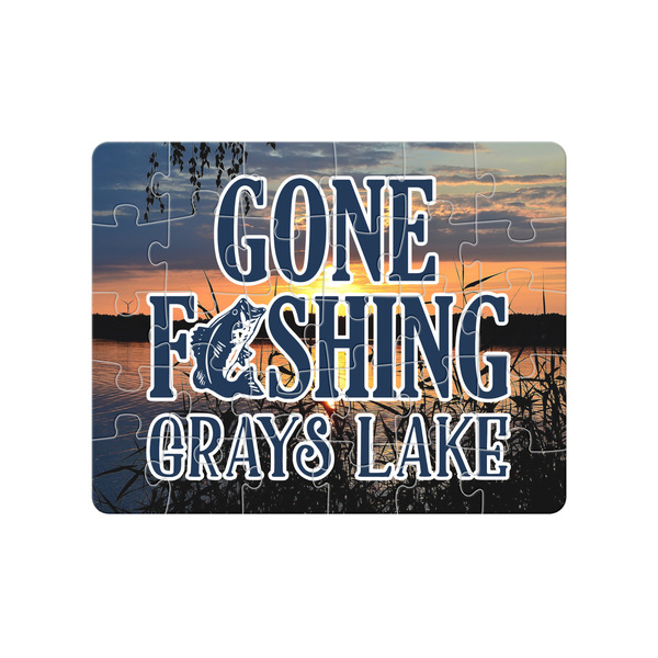 Custom Gone Fishing Jigsaw Puzzles (Personalized)