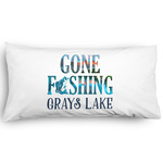 Gone Fishing Pillow Case - King - Graphic (Personalized)