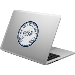 Gone Fishing Laptop Decal (Personalized)