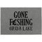 Gone Fishing Large Engraved Gift Box with Leather Lid - Approval