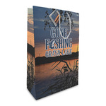 Gone Fishing Large Gift Bag (Personalized)