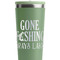 Gone Fishing Light Green RTIC Everyday Tumbler - 28 oz. - Close Up