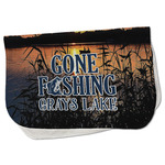 Gone Fishing Burp Cloth - Fleece w/ Photo