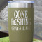 Gone Fishing Olive Polar Camel Tumbler - 20oz - Close Up