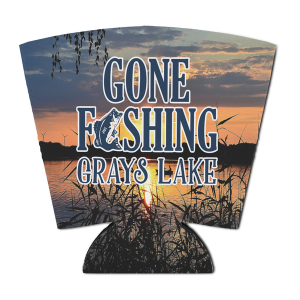 Custom Gone Fishing Party Cup Sleeve - with Bottom (Personalized)