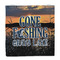 Gone Fishing Party Favor Gift Bag - Matte - Front