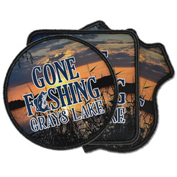 Gone Fishing Iron on Patches (Personalized)