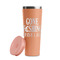 Gone Fishing Peach RTIC Everyday Tumbler - 28 oz. - Lid Off