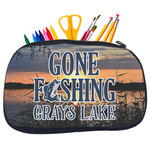 Gone Fishing Neoprene Pencil Case - Medium (Personalized)