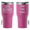 Gone Fishing RTIC Tumbler - Magenta - Double Sided - Front & Back