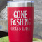 Gone Fishing Red Polar Camel Tumbler - 20oz - Close Up