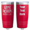 Gone Fishing Red Polar Camel Tumbler - 20oz - Double Sided - Approval