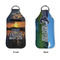 Gone Fishing Sanitizer Holder Keychain - Large APPROVAL (Flat)