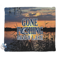 Gone Fishing Security Blanket - Single Sided (Personalized)