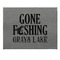 Gone Fishing Small Engraved Gift Box with Leather Lid - Approval