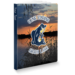 Gone Fishing Softbound Notebook - 7.25" x 10" (Personalized)