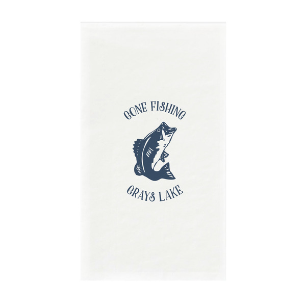 Custom Gone Fishing Guest Paper Towels - Full Color - Standard (Personalized)