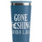 Gone Fishing Steel Blue RTIC Everyday Tumbler - 28 oz. - Close Up