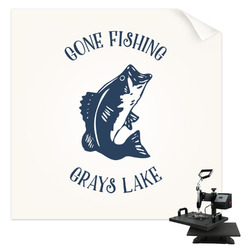 Gone Fishing Sublimation Transfer - Shirt Back / Men (Personalized)