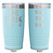 Gone Fishing Teal Polar Camel Tumbler - 20oz -Double Sided - Approval