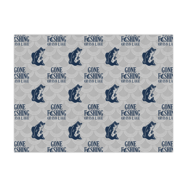 Custom Gone Fishing Large Tissue Papers Sheets - Heavyweight (Personalized)