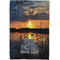 Gone Fishing Waffle Weave Towel - Full Color Print - Approval Image