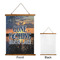 Gone Fishing Wall Hanging Tapestry - Portrait - APPROVAL