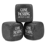 Gone Fishing Whiskey Stone Set - Set of 3 (Personalized)