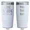 Gone Fishing White Polar Camel Tumbler - 20oz - Double Sided - Approval