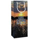 Gone Fishing Wine Gift Bags - Gloss (Personalized)