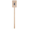 Gone Fishing Wooden 6.25" Stir Stick - Rectangular - Single Stick