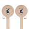 Gone Fishing Wooden 6" Stir Stick - Round - Double Sided - Front & Back