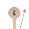 Gone Fishing Wooden 7.5" Stir Stick - Round - Closeup