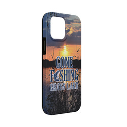 Gone Fishing iPhone Case - Rubber Lined - iPhone 13 Mini (Personalized)