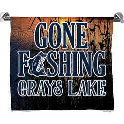 Gone Fishing Bath Towel (Personalized)