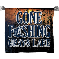 Gone Fishing Bath Towel (Personalized)