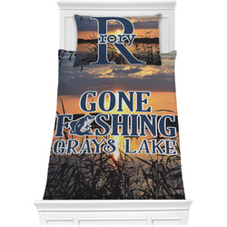 Gone Fishing Comforter Set - Twin XL (Personalized)